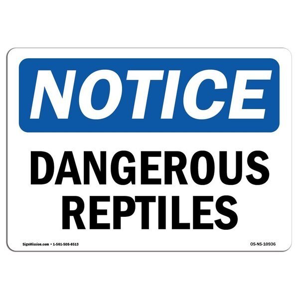 Safety Sign, OSHA Notice, 18